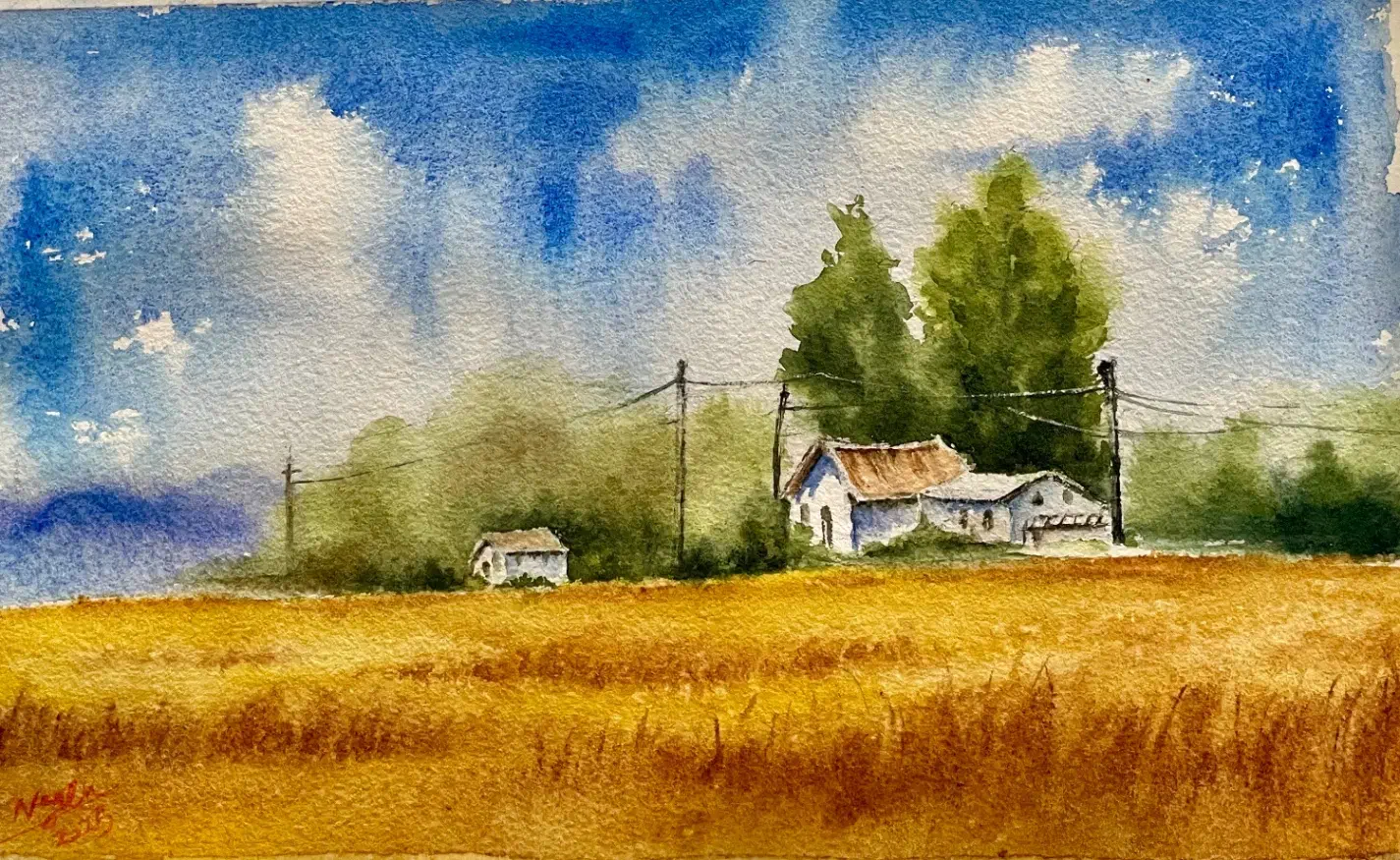 آموزش طراحی ونقاشی به صورت خصوصی|خدمات آموزشی|شیراز, میانرود|دیوار