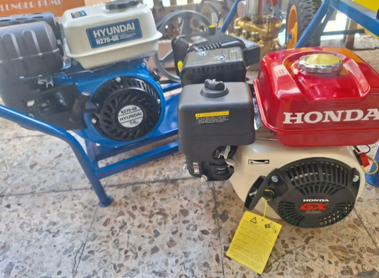 سمپاش فرغونی زنبه ای 7.5 اسب کلاسیک اصلی با لوازم|ماشینآلات صنعتی|تهران, شهید رجایی|دیوار