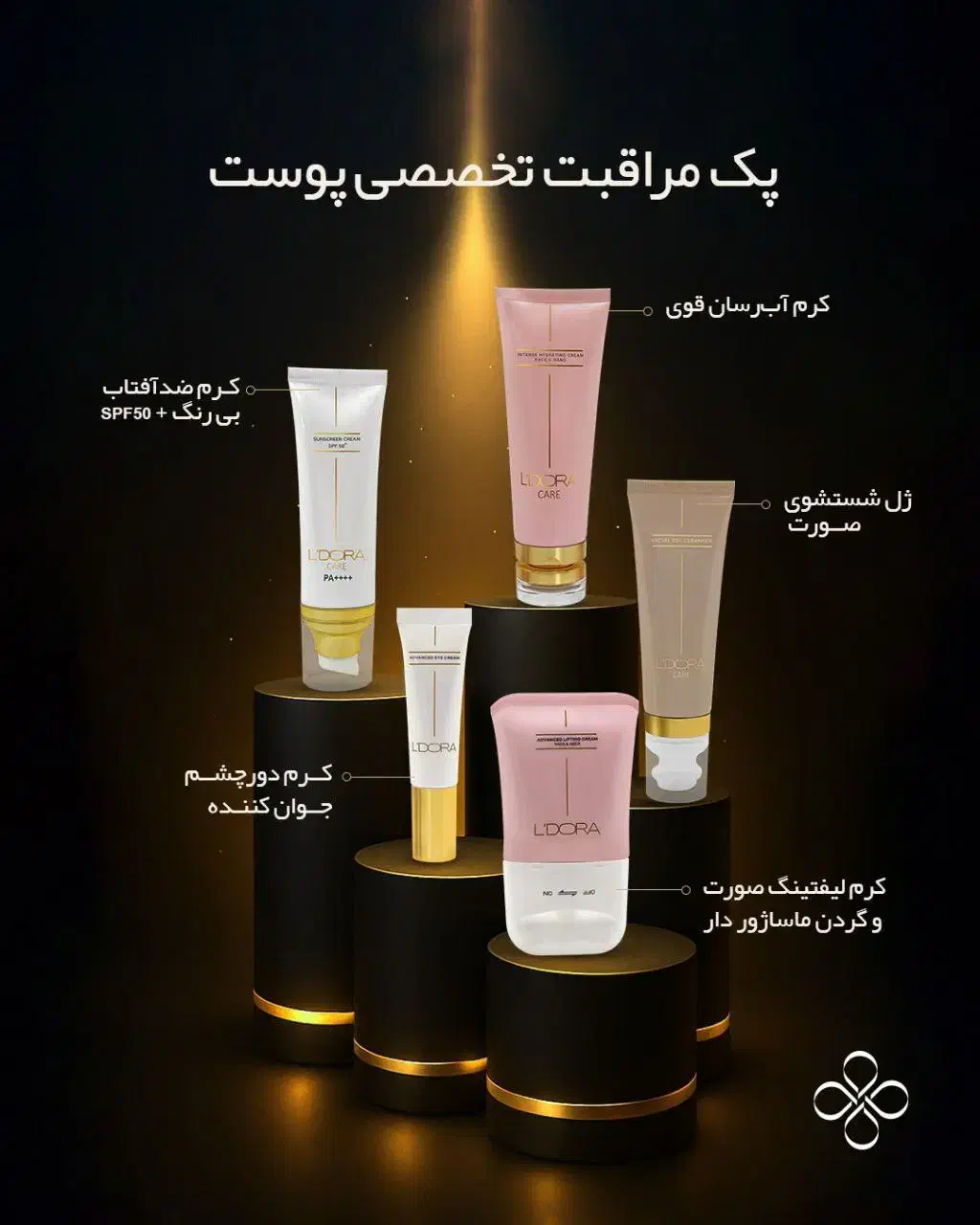 لدورا|آرایشی، بهداشتی، درمانی|رشت, پیرسرا|دیوار