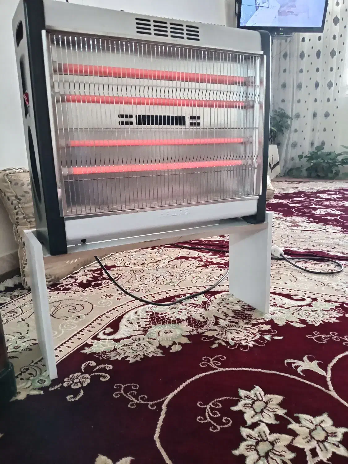 بخاری برقی فن دار،|بخاری، هیتر، شومینه|عسگران, |دیوار