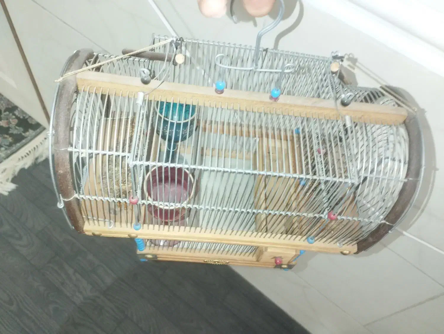 قفس تله دار دست باف|لوازم جانبی حیوانات|ملایر, |دیوار