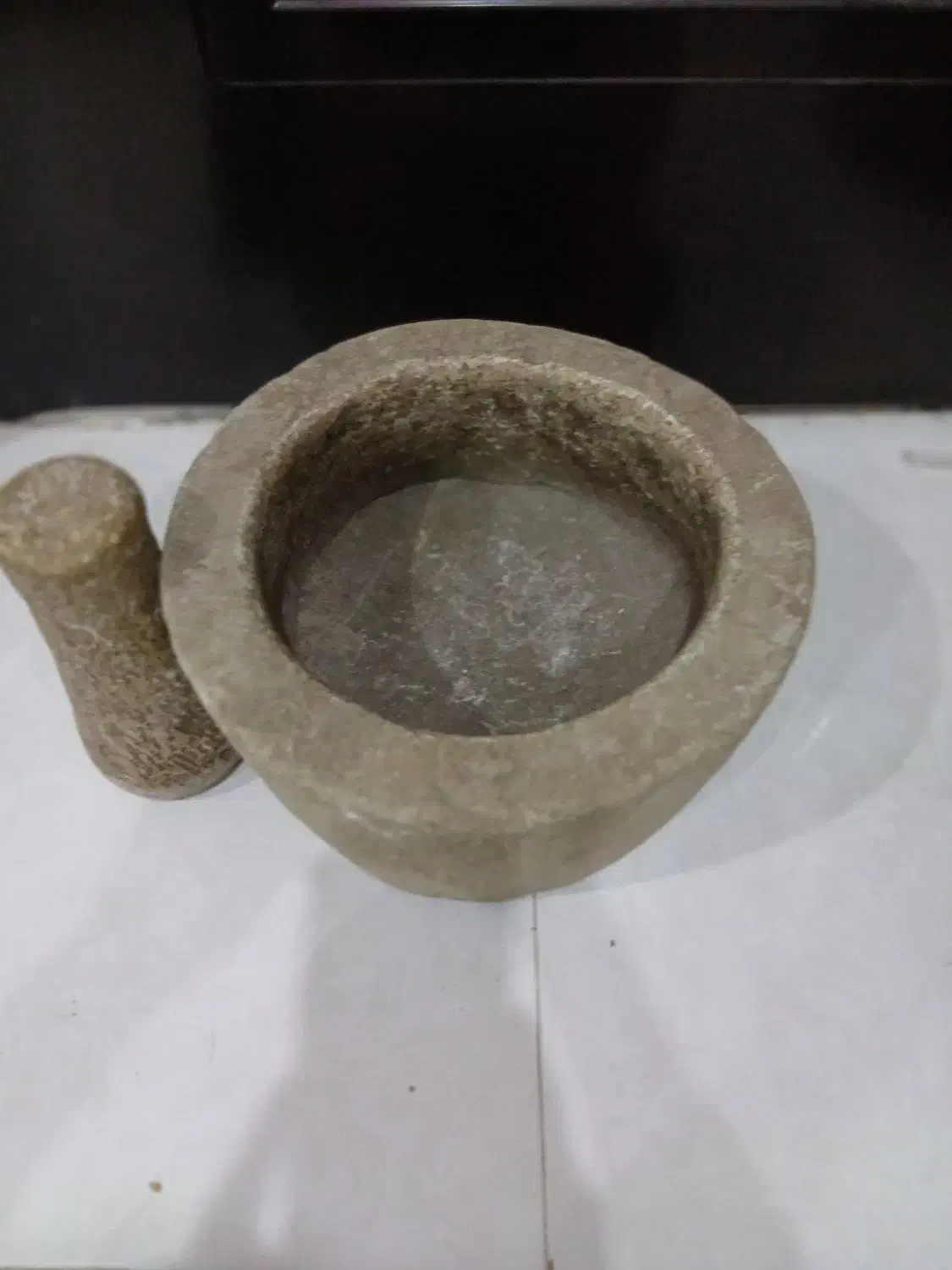 هاونگ سنگی قدیمی|کلکسیون اشیاء عتیقه|سبزوار, هویزه|دیوار