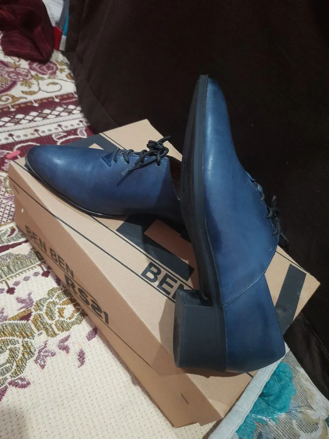 کفش کالج چرم طبیعی سایز ۳۷|کیف، کفش، کمربند|اندیمشک, |دیوار