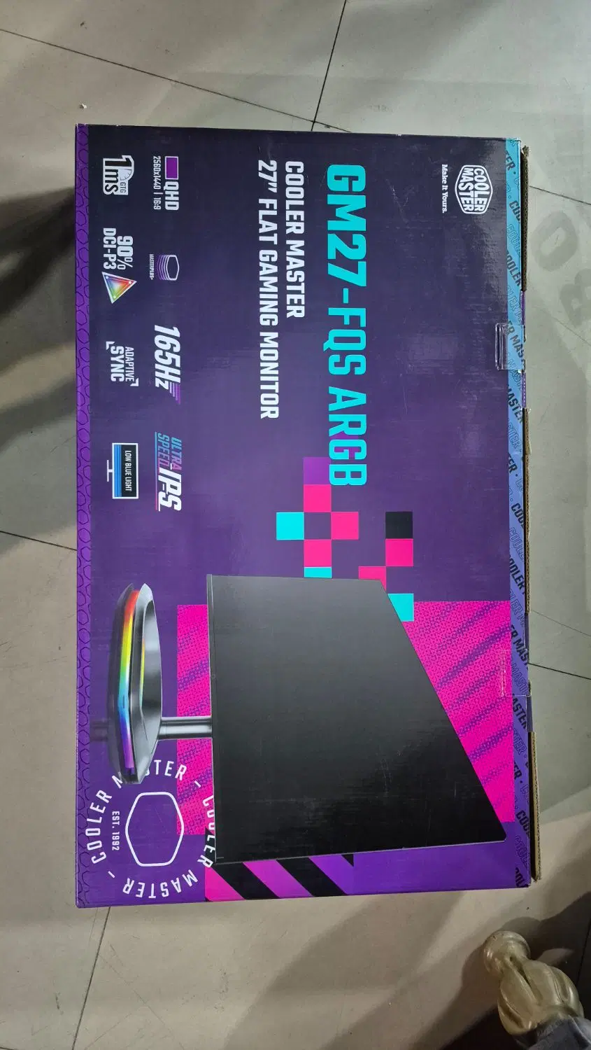 مانیتور 27 QHD 165Hz GM27-FQS ARGB CoolerMaster|قطعات و لوازم جانبی رایانه|تهران, سیمای ایران|دیوار