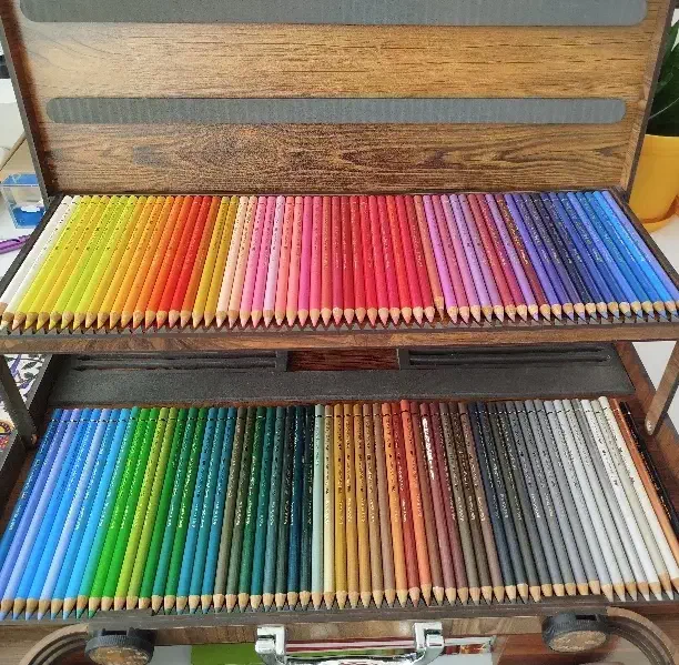 مداد رنگی 120 رنگ پلی کروم فابر کاستل|لوازم التحریر|ری, سرتخت|دیوار