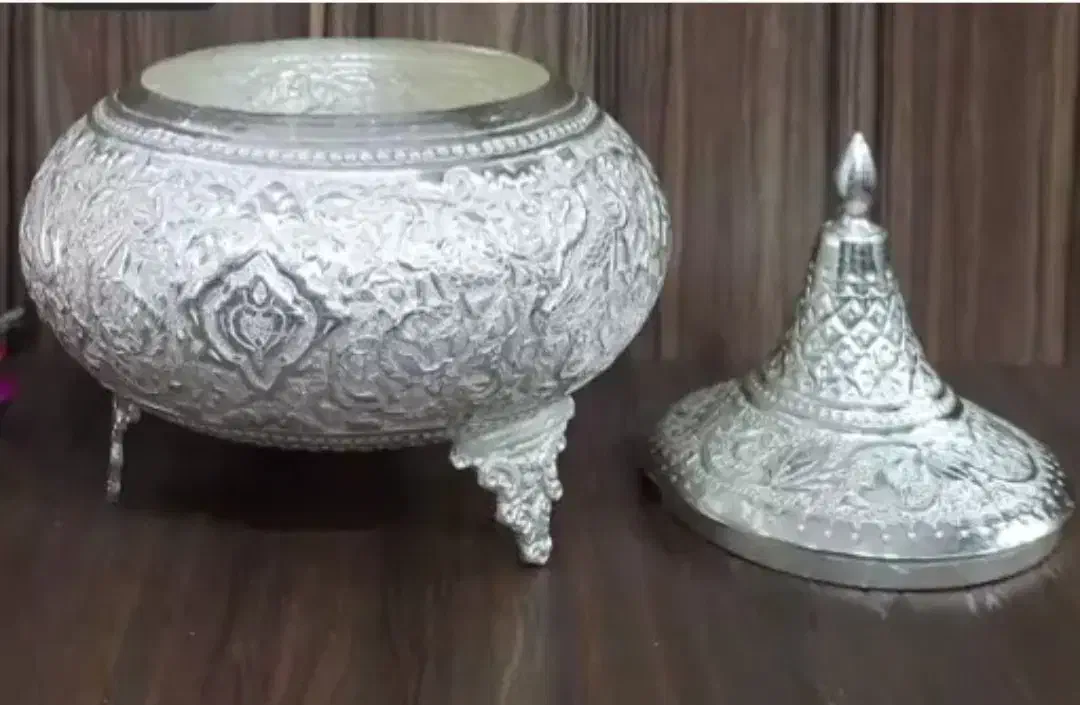 ظرف نقره شکلات خوری فروش فوری|صنایع دستی و سایر لوازم تزئینی|شاهینشهر, گزبرخوار|دیوار