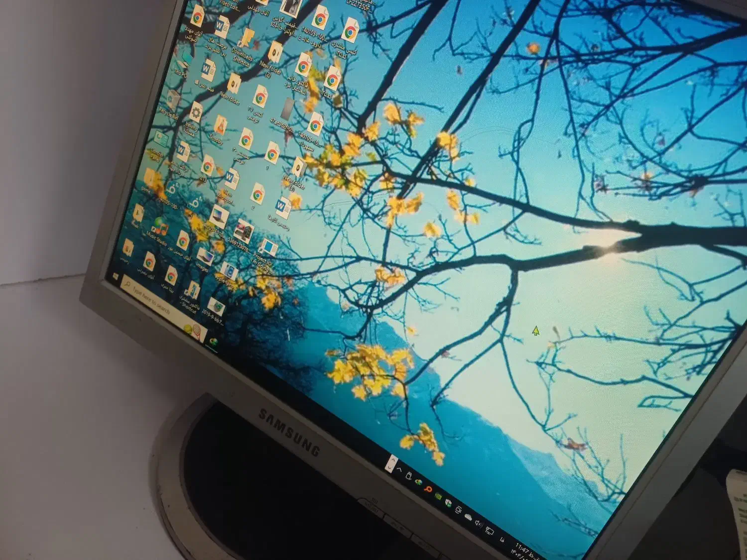 اقساطی مانیتور۱۷سامسونگ مناسب دوربین کامپیوتر/اسدی|قطعات و لوازم جانبی رایانه|پرند, فاز ۲|دیوار