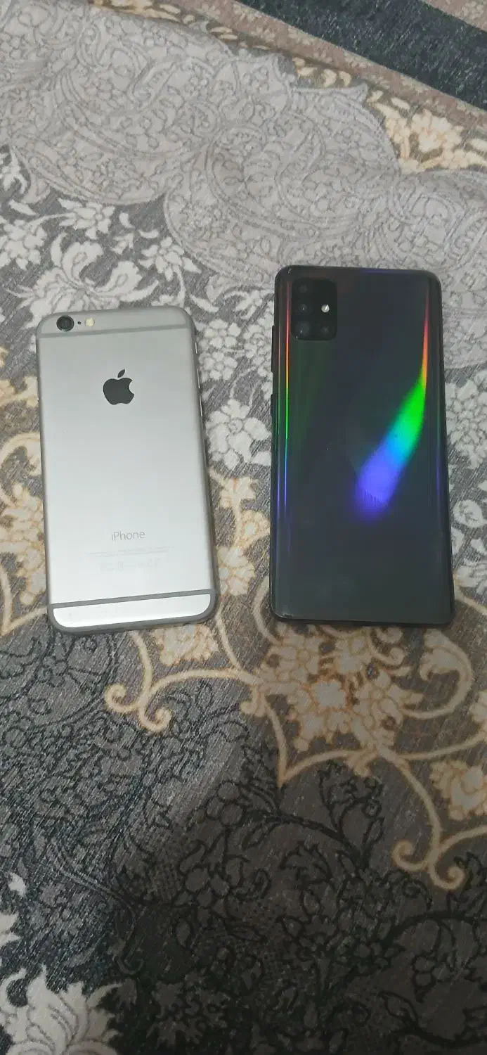 دو عدد گوشی آیفون6 و A51|موبایل|تهران, شمیران‌نو|دیوار