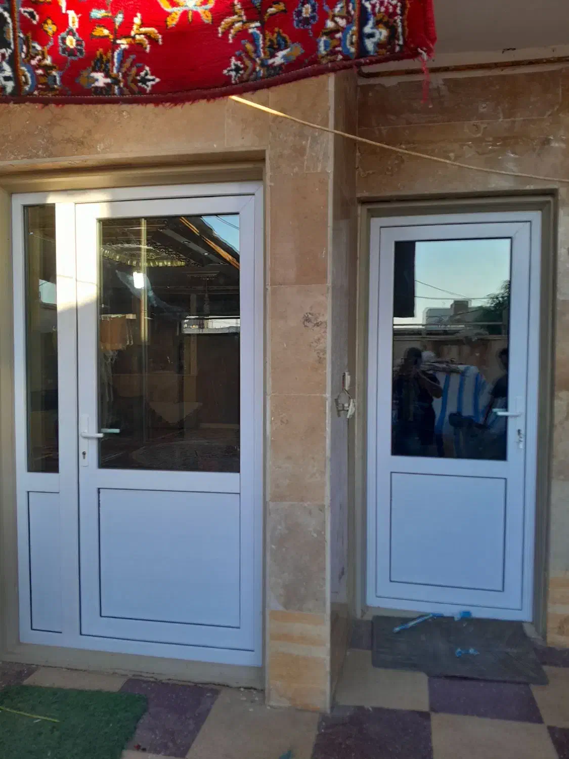 خدمات درب و پنجره دوجداره UPVC تضمینی|خدمات پیشه و مهارت|هشتگرد, شهرک گلخانه|دیوار