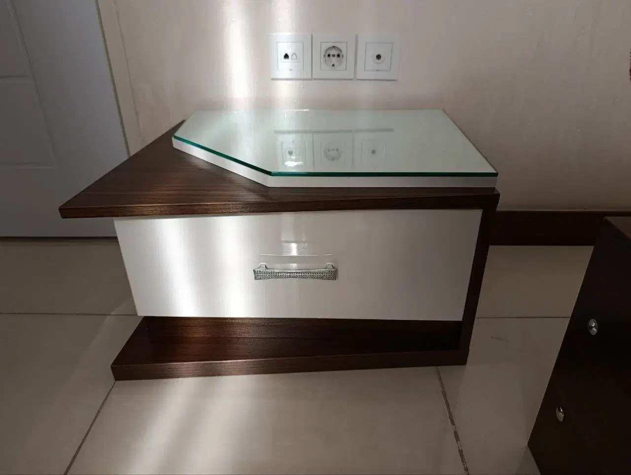 سرویس خواب دونفره ساخت شرکت النا|تخت و سرویس خواب|مشکیندشت, |دیوار