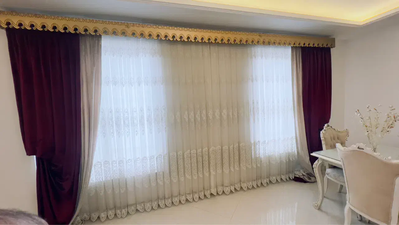 پرده سالن پذیرایی|پرده، رانر، رومیزی|بهشهر, |دیوار