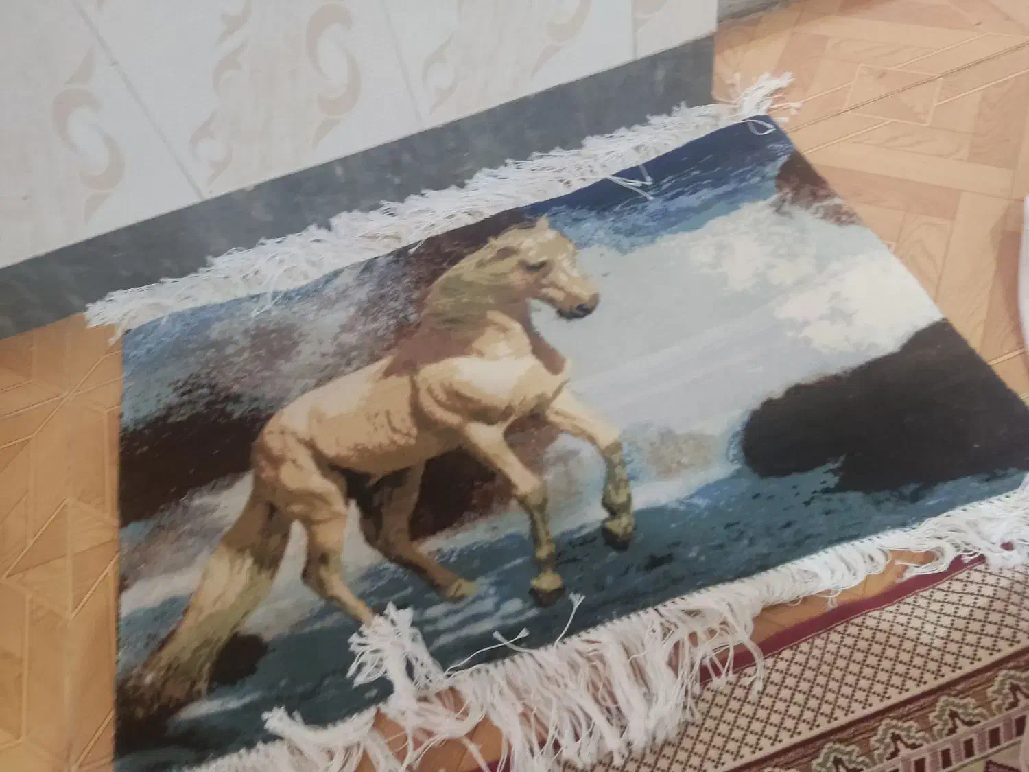 تابلو فرش دستباف  اسب|تابلو فرش|مرند, |دیوار