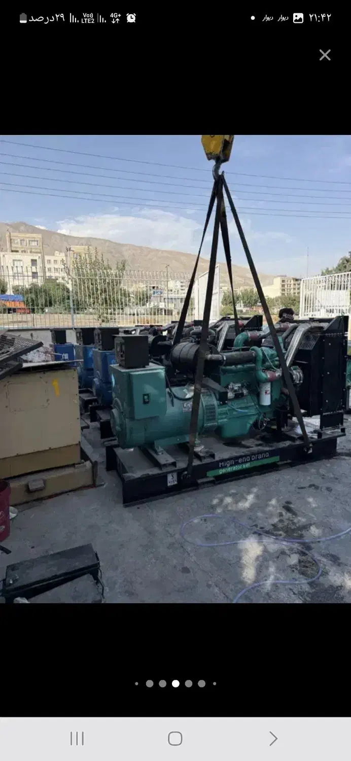 ژنراتور برق کمنز ۱۵۰کاوا خشک(موتور برق)|ماشینآلات صنعتی|سیب و سوران, |دیوار