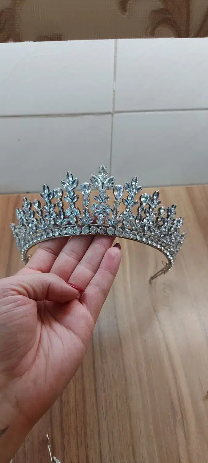 تاج عروس فلزی|زیورآلات و اکسسوری|قزوین, |دیوار