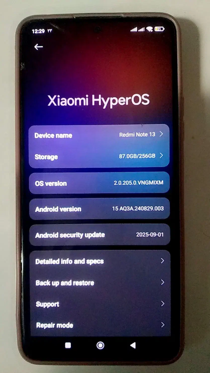 شیائومی نوت 13 256گیگ رم 8|موبایل|مشهد, آبکوه|دیوار