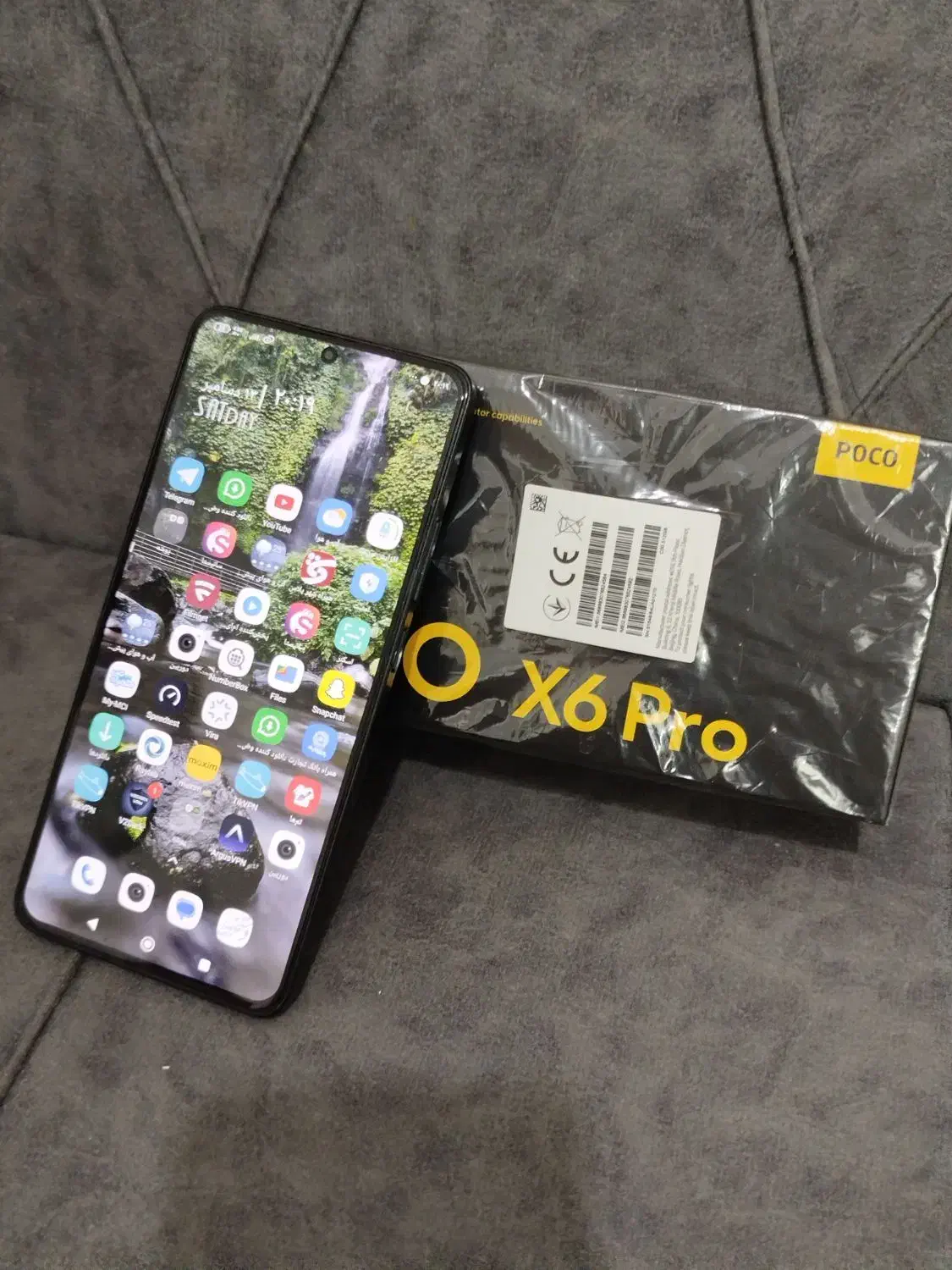 گوشی پوکوایکس شش پرو512 درحدنو|موبایل|فارسان, |دیوار