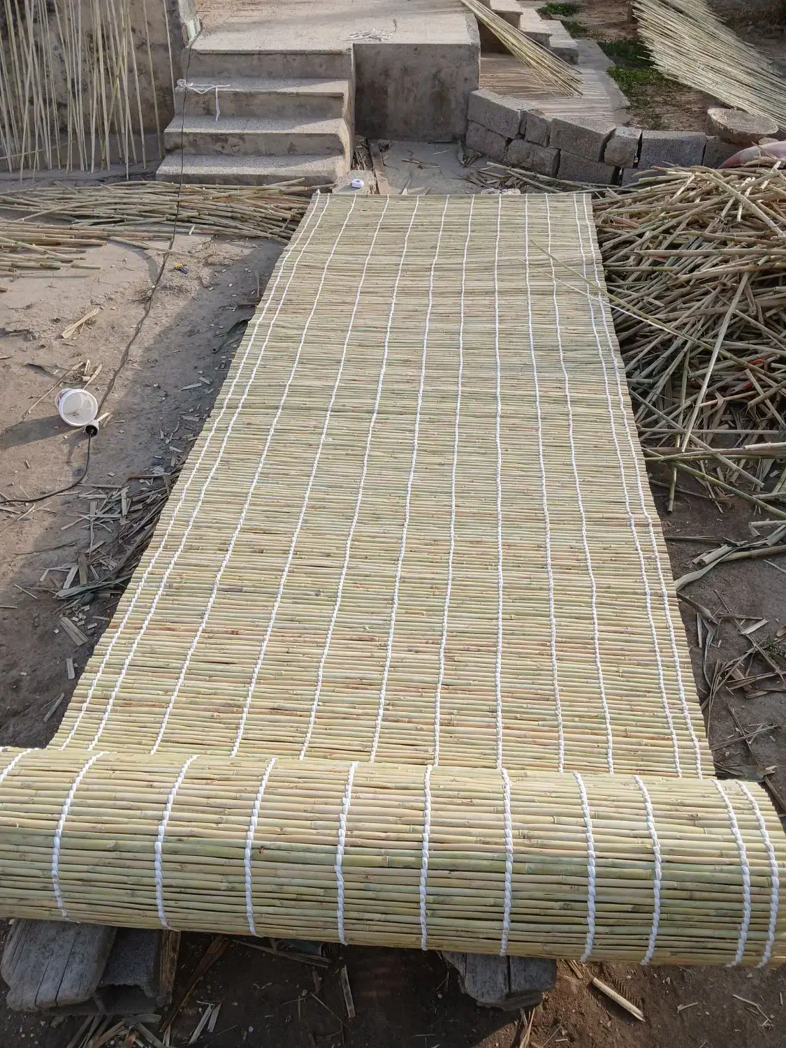 حصیر، پرده حصیری|فعالیت داوطلبانه|گنبد کاووس, |دیوار