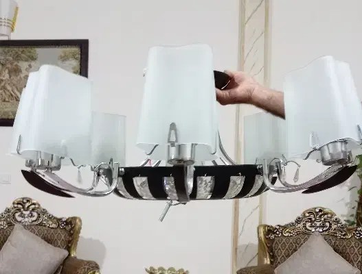 لوستر پذیرایی|لوستر و چراغ آویز|بومهن, |دیوار