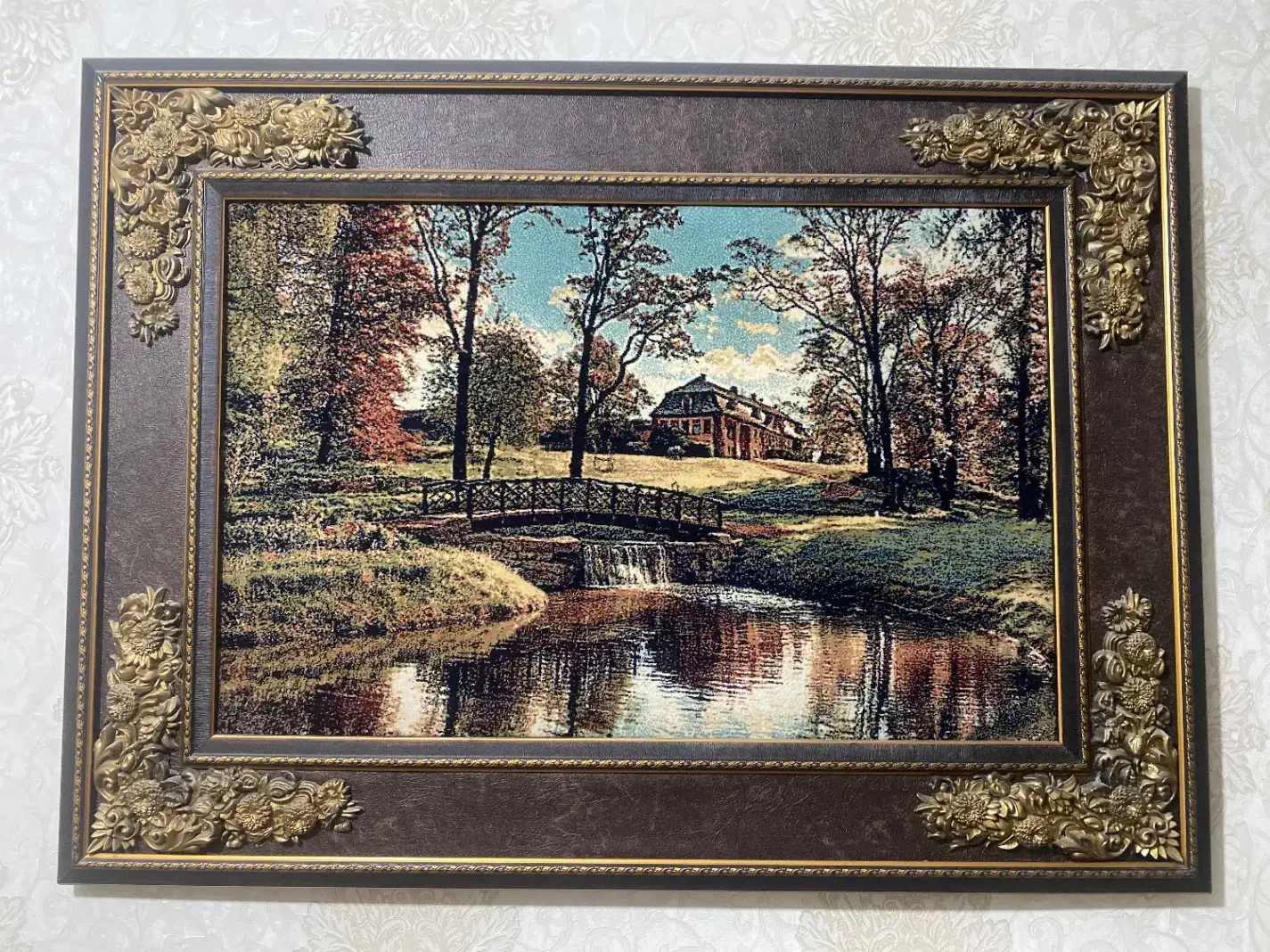 تابلو فرش|تابلو فرش|جوانرود, |دیوار