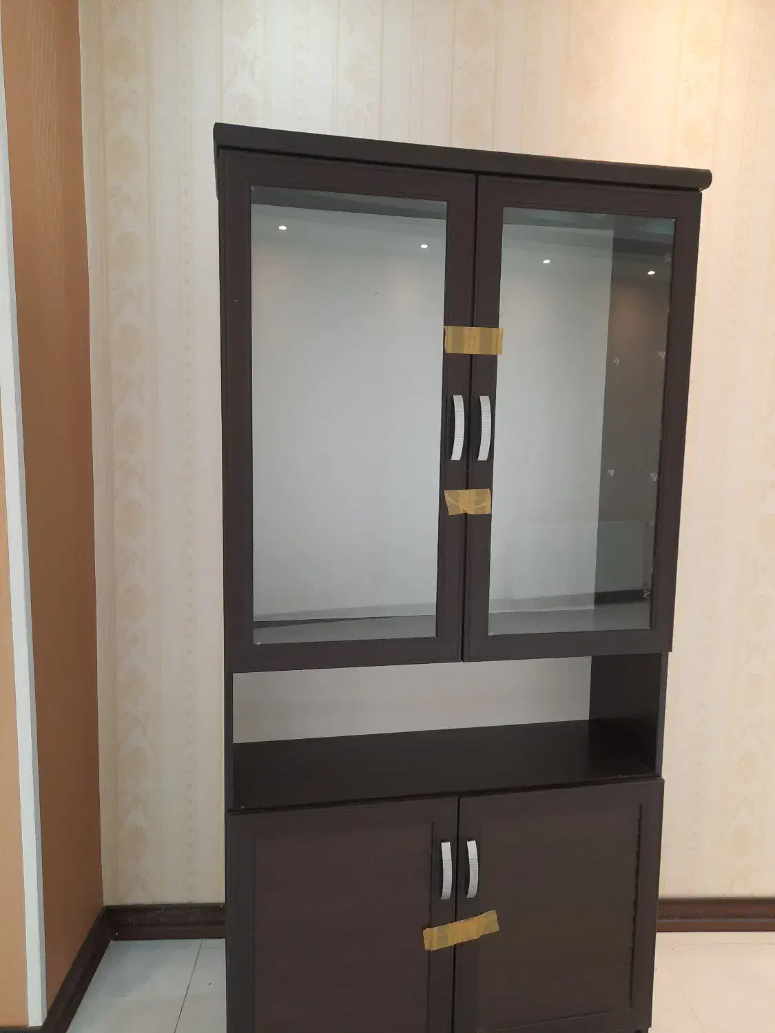 کتابخانه|کتابخانه، شلف، قفسههای دیواری|کرج, کوی مدرس|دیوار