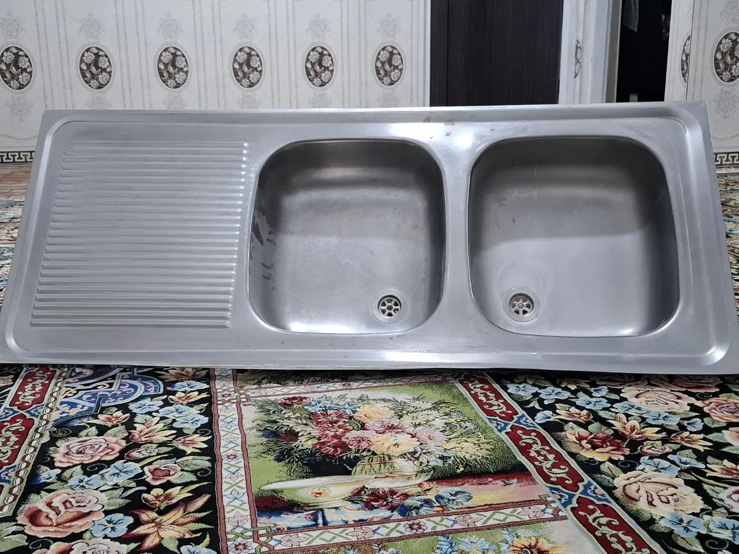 سینگ ظرفشویی در حد نو|آب‌چکان و نظم‌دهنده ظروف|پلدختر, |دیوار