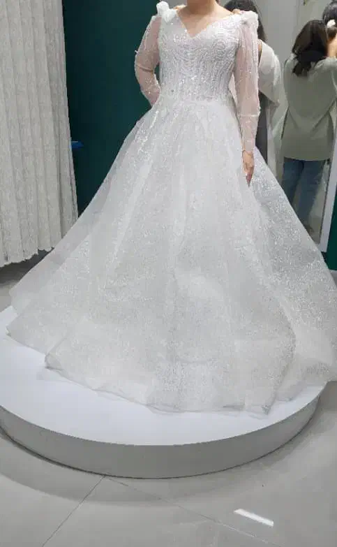 لباس عروس عربی با تور شاین درخشان|لباس|شیراز, شهرک گلستان شمالی|دیوار