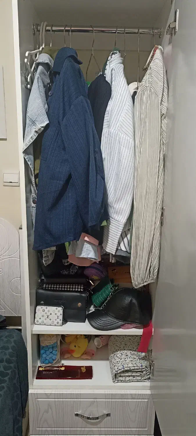 کمد لباس نو در ابعاد ۵۰در ۵۰ در ۱۹۰|جاکفشی، کمد، دراور|تهران, افسریه جنوبی|دیوار