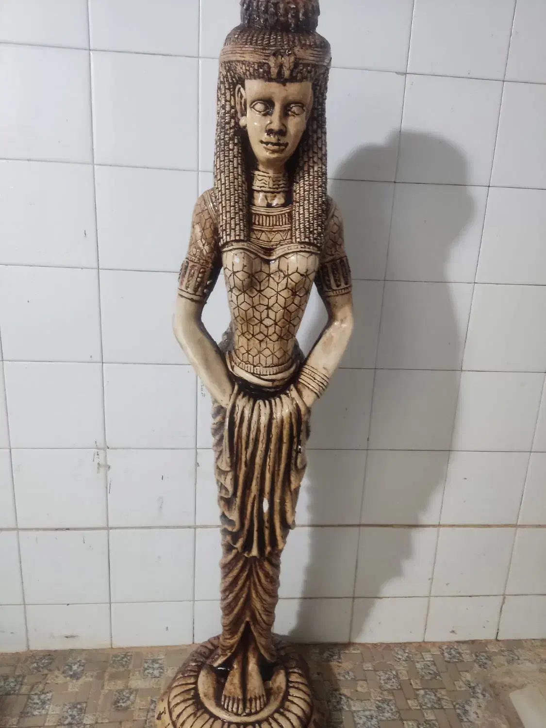 تندیس زن مصری|مجسمه، تندیس، ماکت|بندرعباس, |دیوار