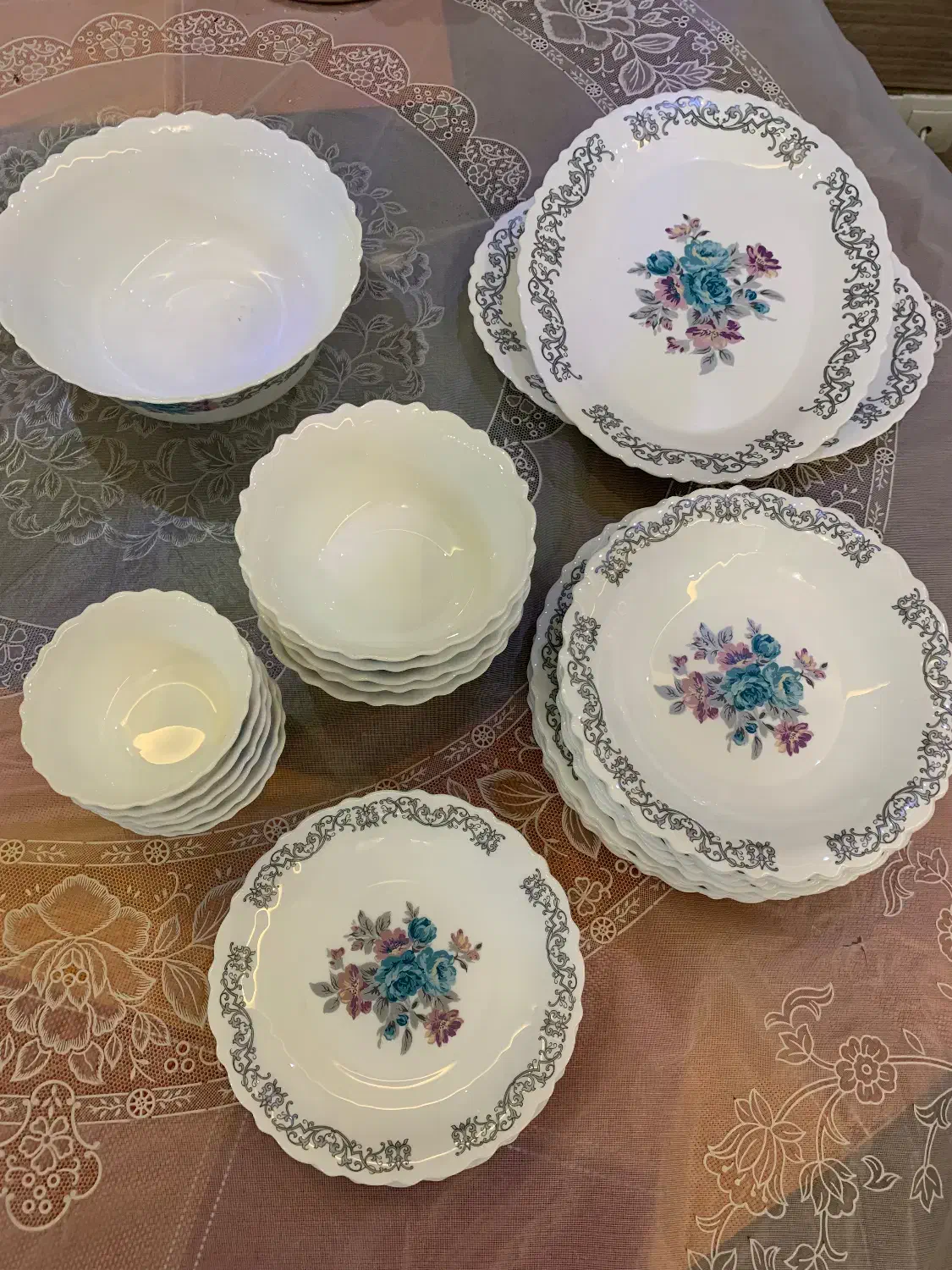 سرویس چینی اوپال ۶ نفره|ظروف سرو و پذیرایی|شیراز, فضل‌آباد|دیوار