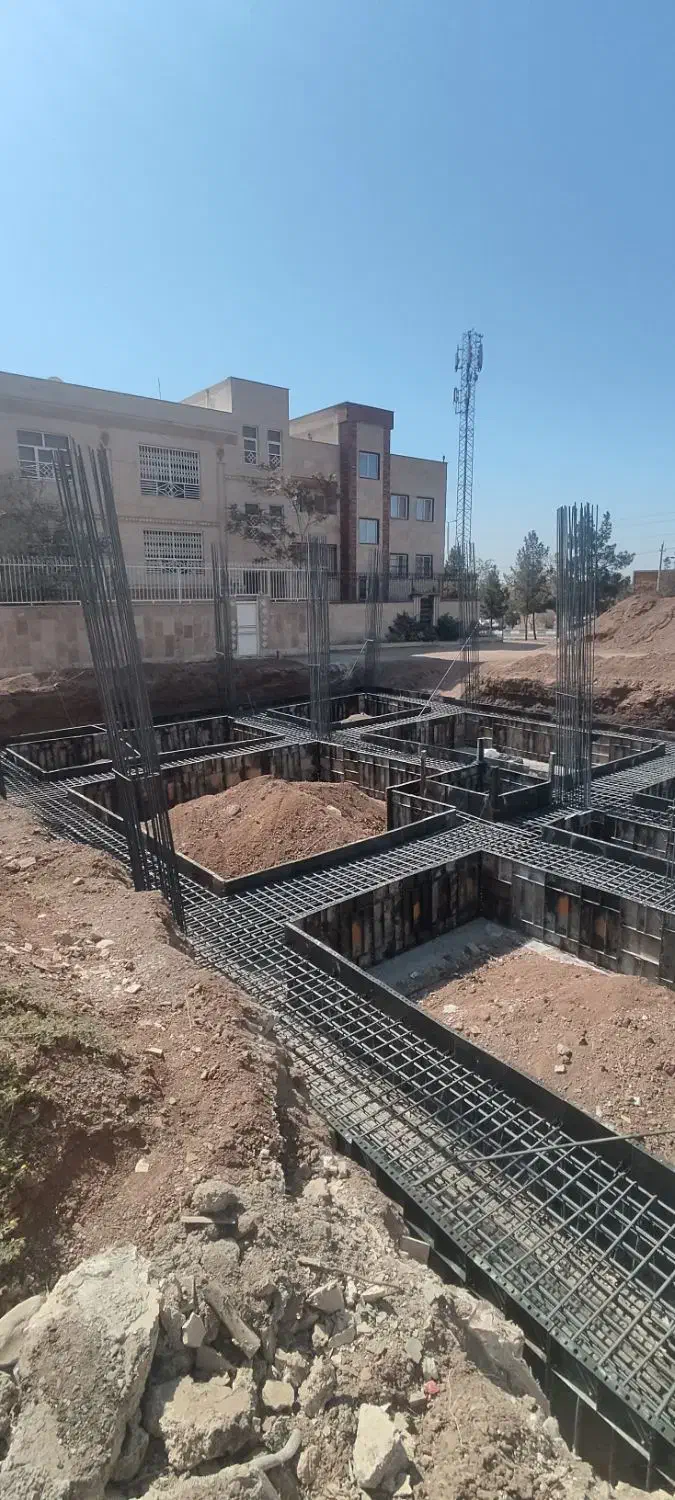 ارماتور بندی و پیمانکاری مشارکت در ساخت|خدمات پیشه و مهارت|پرند, فاز ۵|دیوار