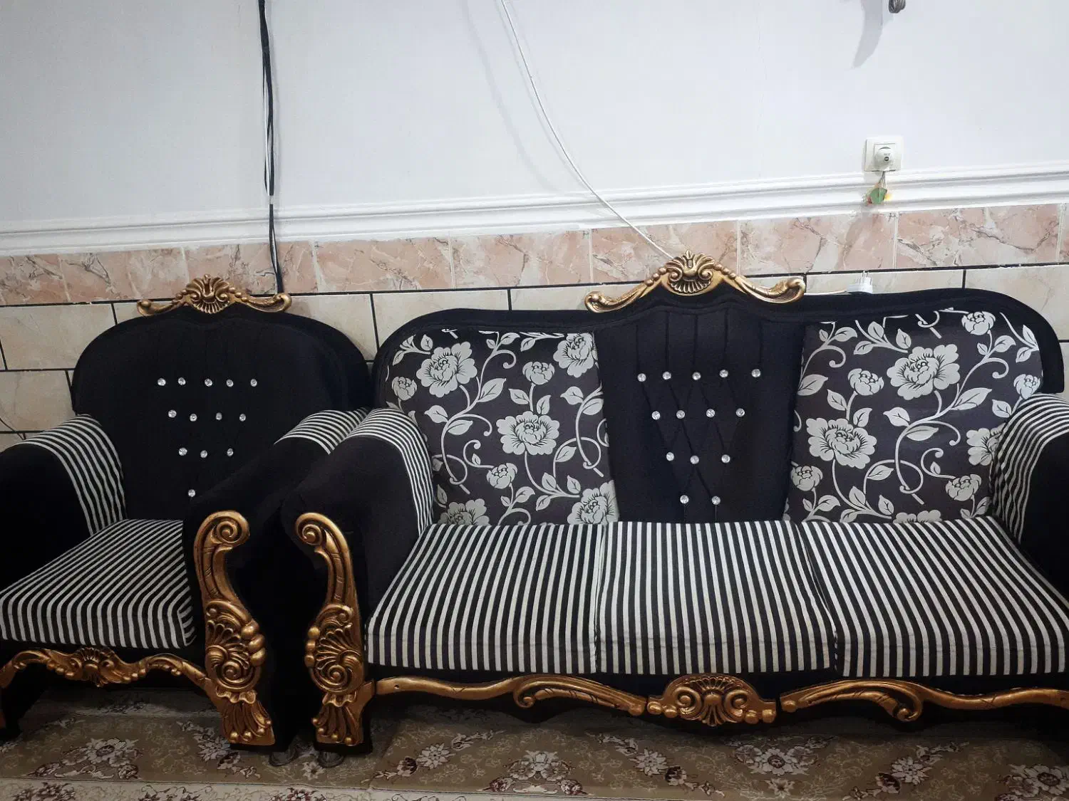 مبل ۷ نفره|مبلمان خانگی و میز عسلی|گتوند, |دیوار