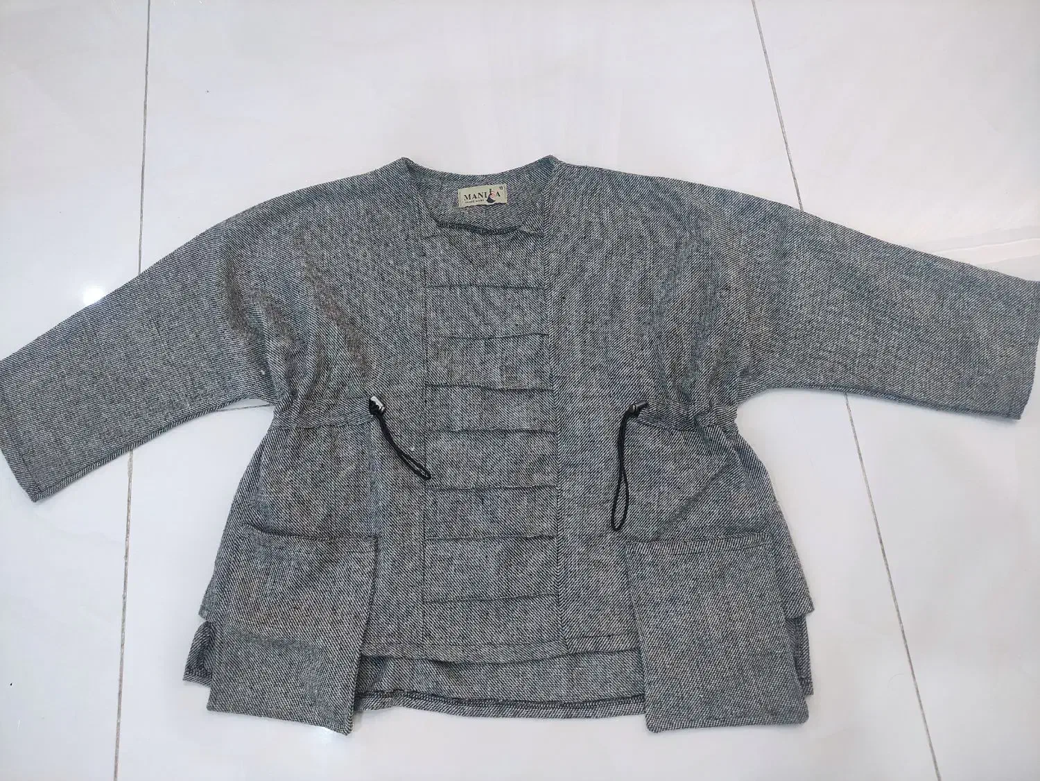 ست کت ودامن نوک مدادی|لباس|فلاورجان, |دیوار