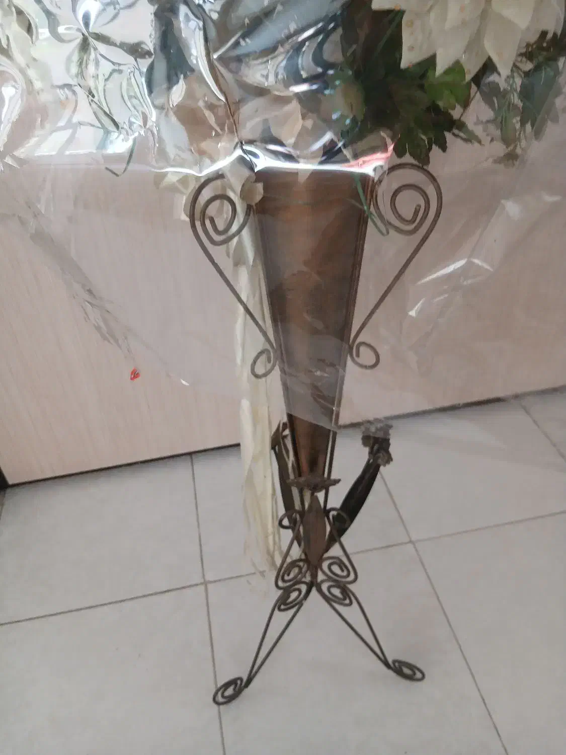 گل مصنوعی با پایه فلزی|گل مصنوعی|سنندج, |دیوار