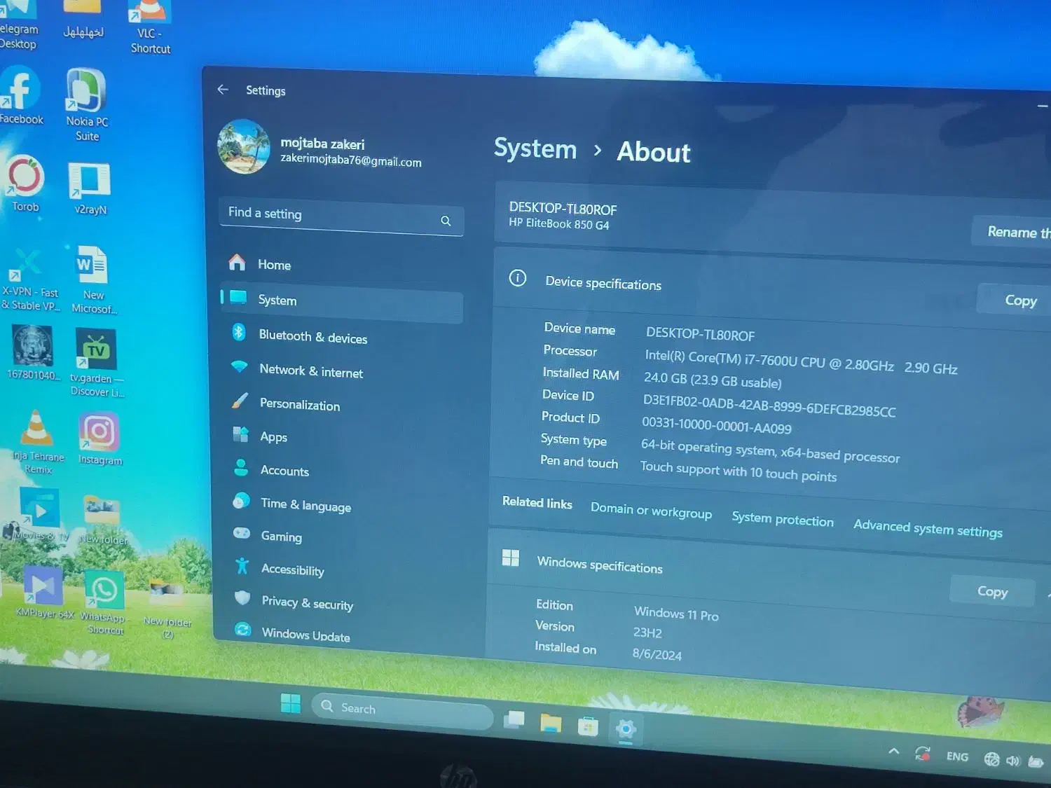 لپتاپ hp 850|رایانه همراه|بندرعباس, |دیوار