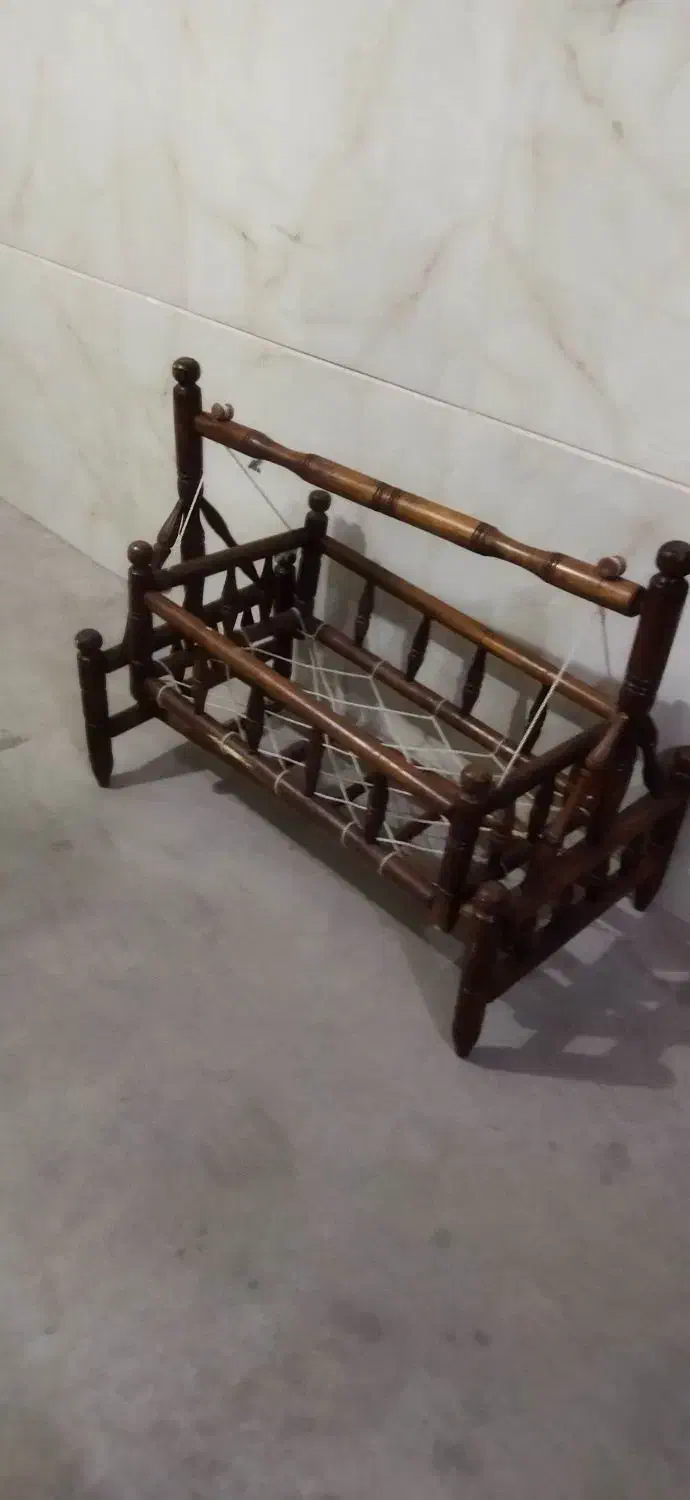 گهواره چوبی|تخت و سرویس خواب|الوند, |دیوار