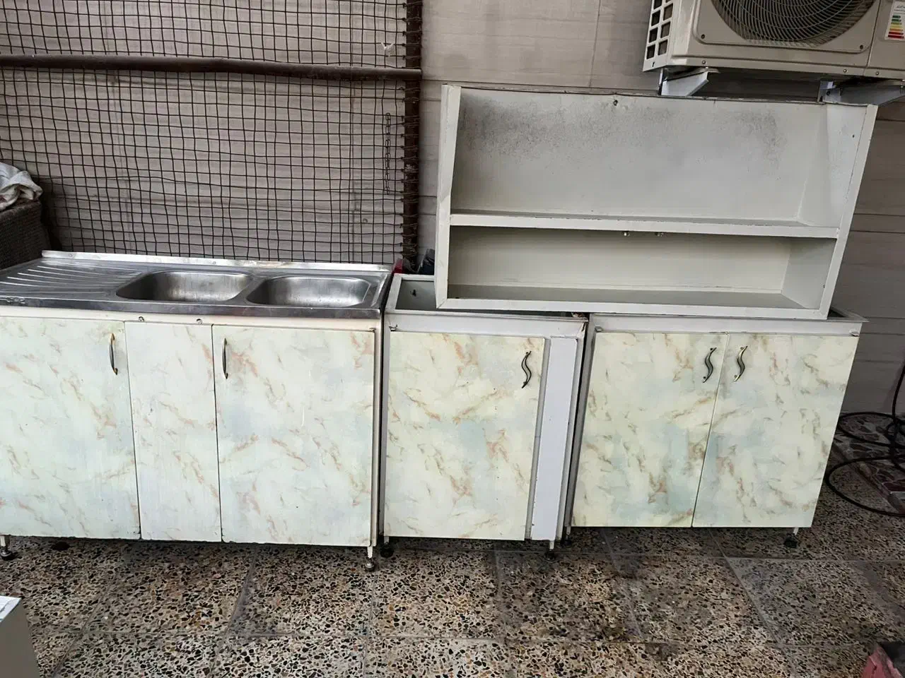 کابینت همراه با هود|آبچکان و نظمدهنده ظروف|ایذه, |دیوار