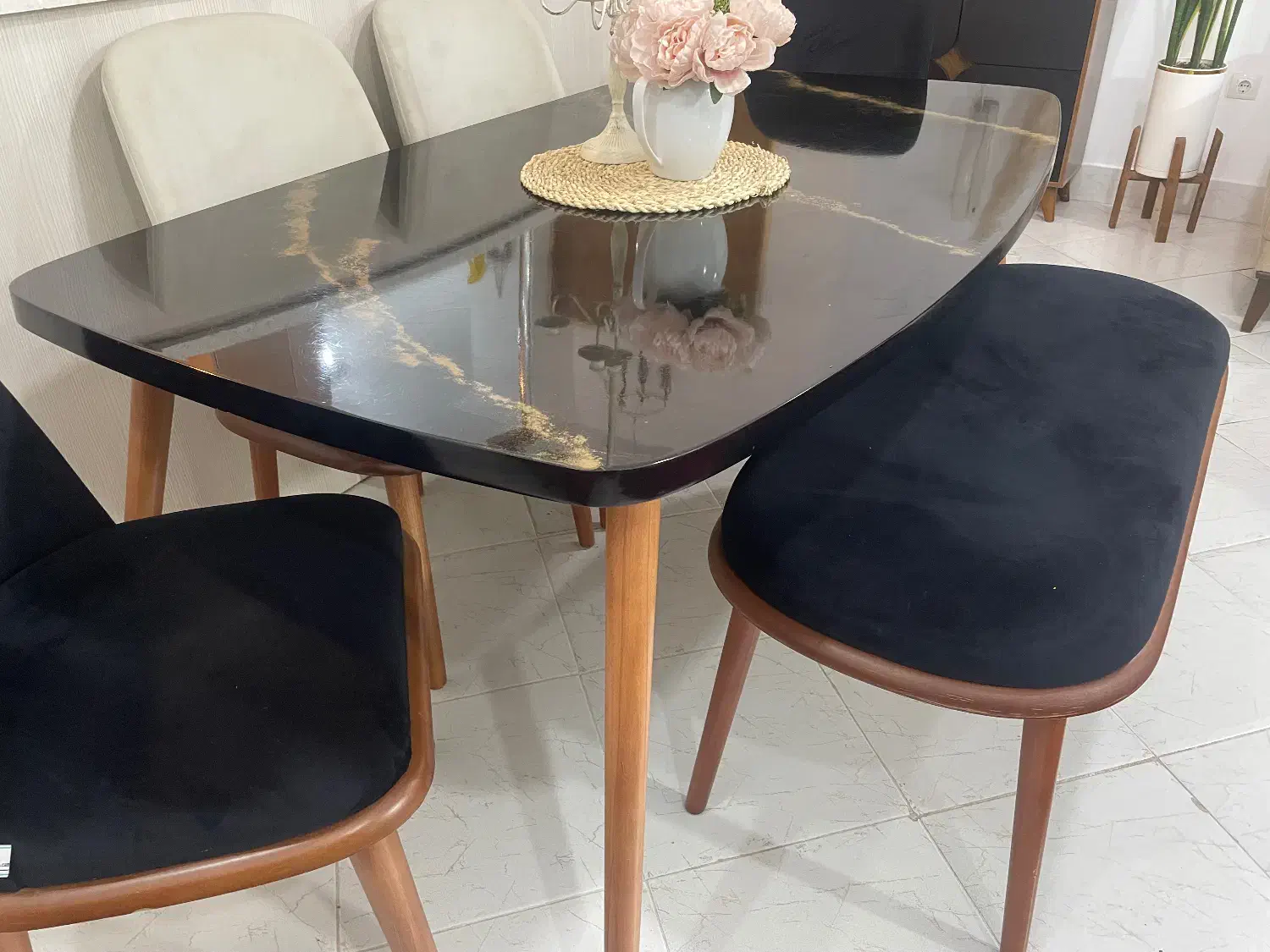 میز غذاخوری ۶ نفره|میز و صندلی غذاخوری|بندرعباس, |دیوار