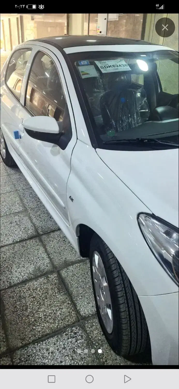 پژو207it5p سقف شیشه دنده‌ای صفر، سفید|خودرو سواری و وانت|بندر دیر, |دیوار