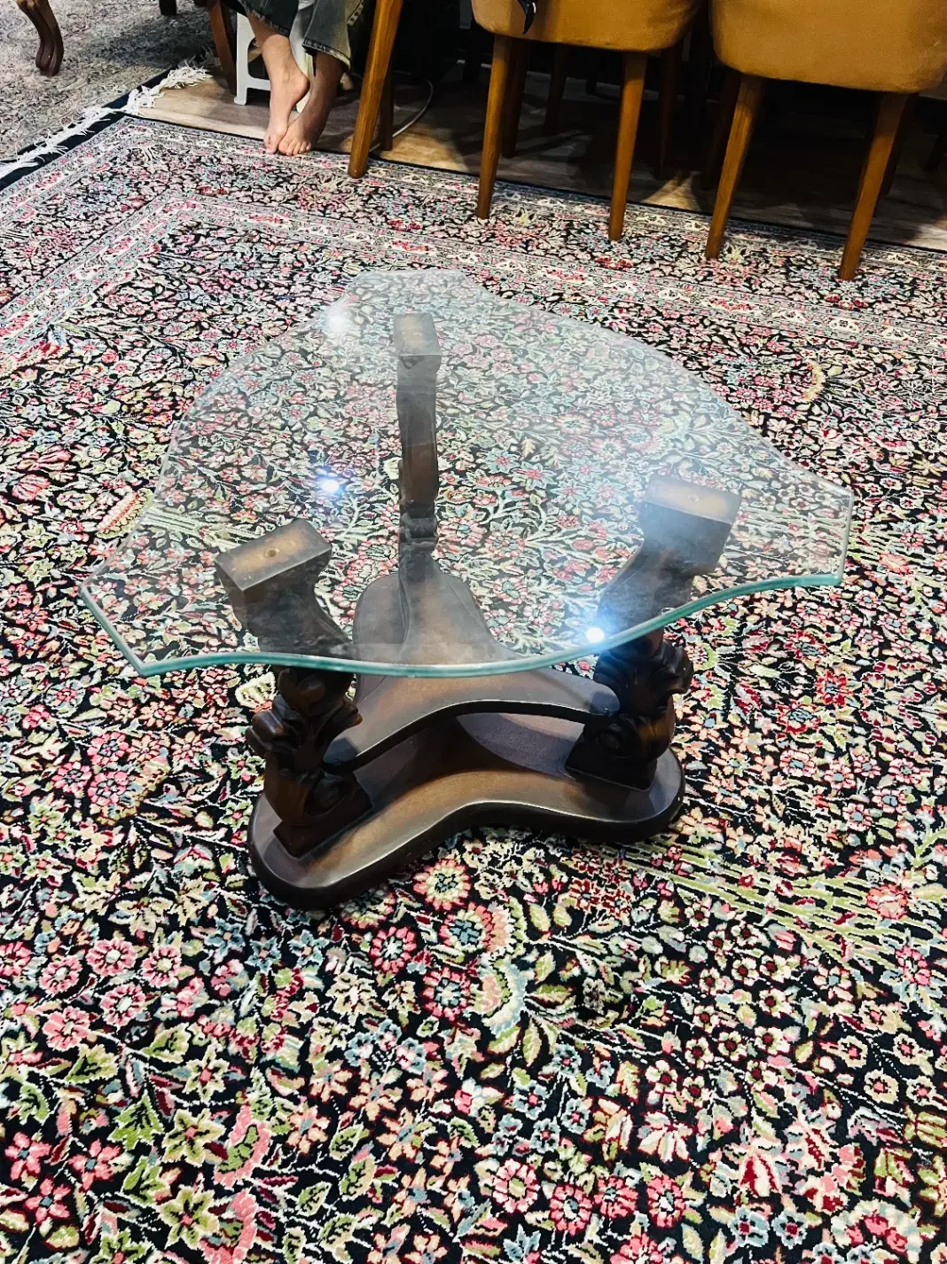 مبل چوب سلطنتی ۹ نفره|مبلمان خانگی و میز عسلی|کرمان, |دیوار