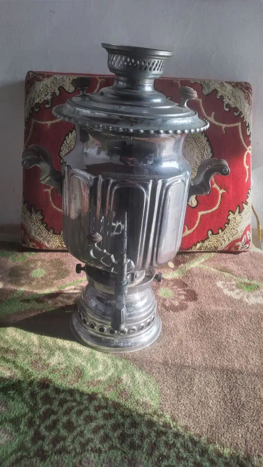 سماور گازی ۱۰ لیتری ورق سنگین قدیمی|سماور، چایساز، قهوهساز|بندر انزلی, لیچارگی حسن رود|دیوار