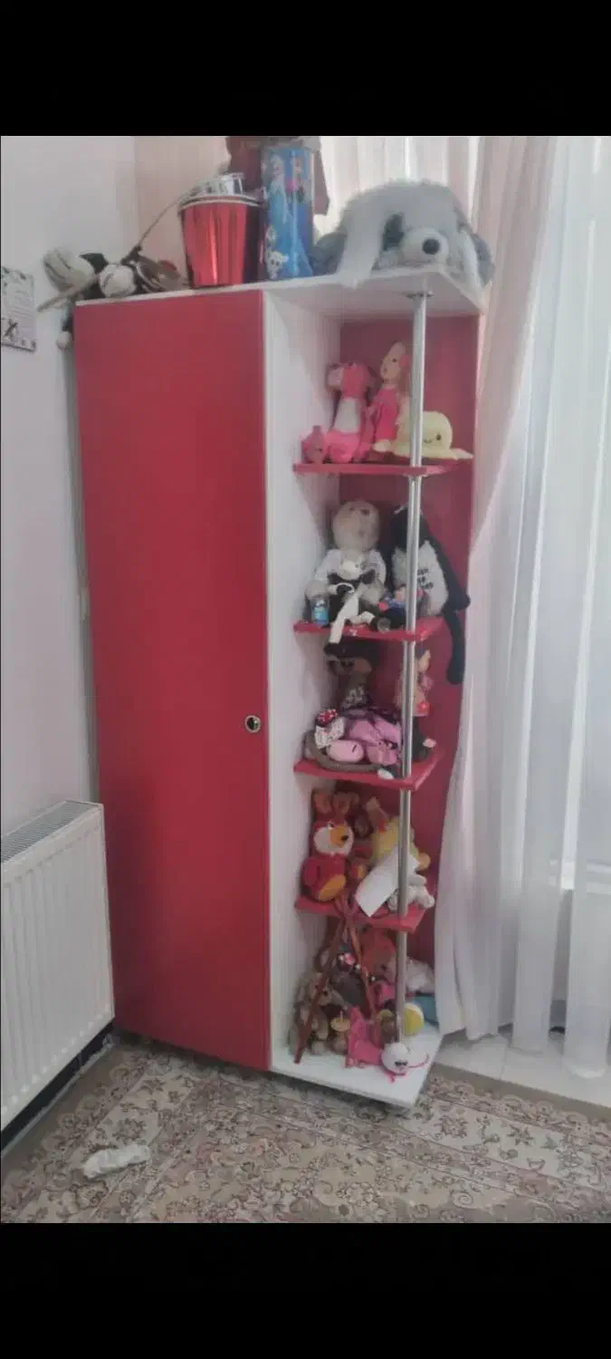 تخت خواب تک نفره و کمد دیواری|تخت و سرویس خواب|روانسر, |دیوار