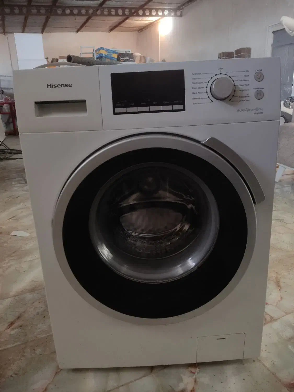 لباسشویی هایسنس مدل wfh8012d|ماشین لباسشویی و خشک‌کن لباس|چناران, |دیوار