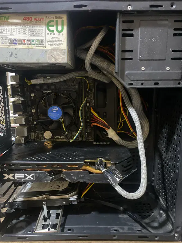 کیس rx580|رایانه رومیزی|بندر گناوه, |دیوار