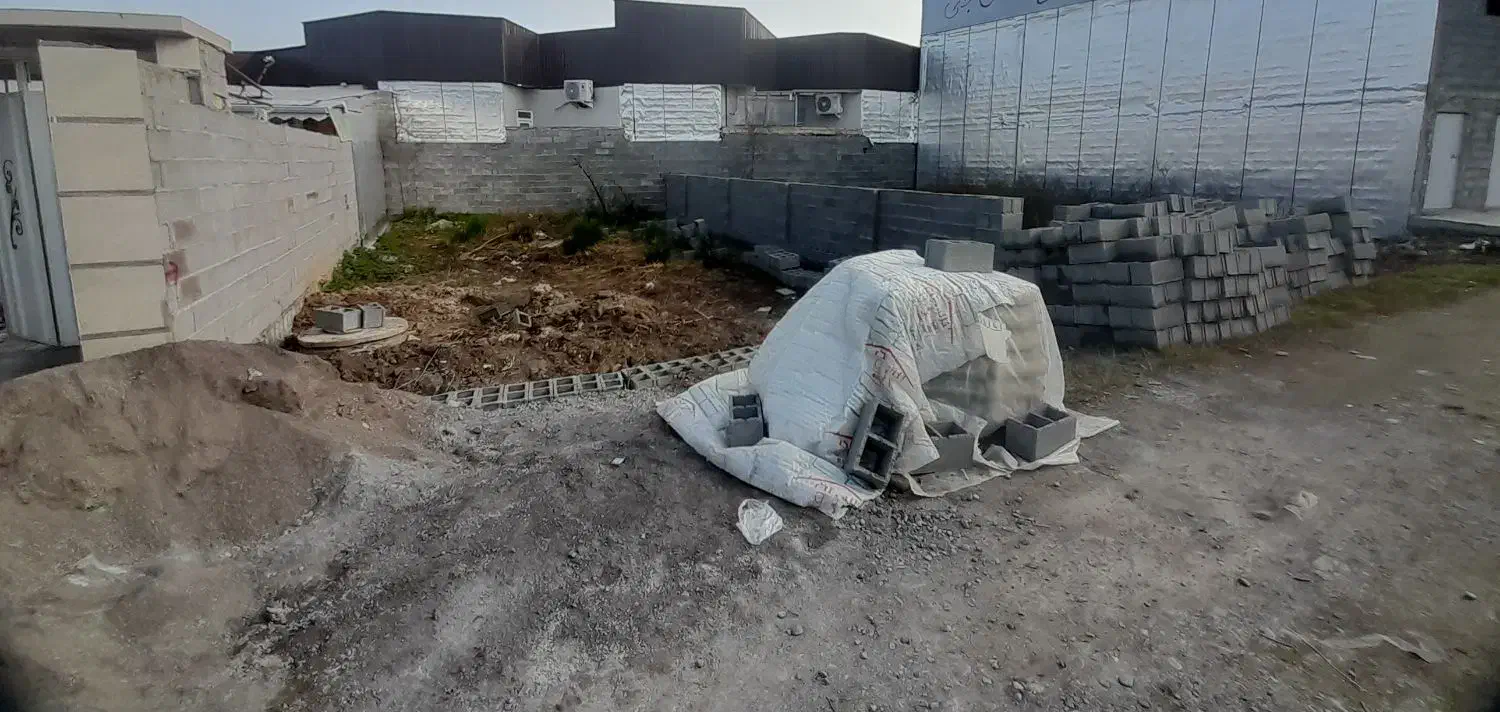 زمین ۱۱۵ متری/۹ متر بر/مسکونی شهری|فروش زمین و ملک کلنگی|خشکبیجار, |دیوار