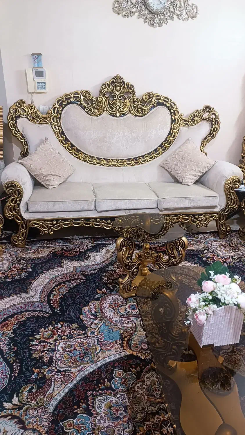 4دست مبلمان9نفره و7نفره بامیزعسلی فولادشهر|مبلمان خانگی و میز عسلی|نجفآباد, حومه نجف آباد|دیوار