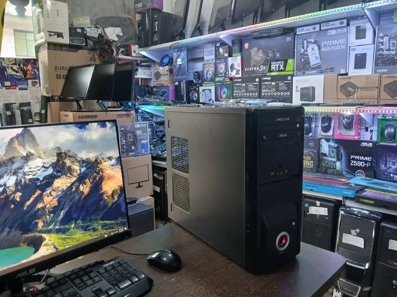 کیس i5 ddr4 asus|رایانه رومیزی|رشت, باهنر|دیوار