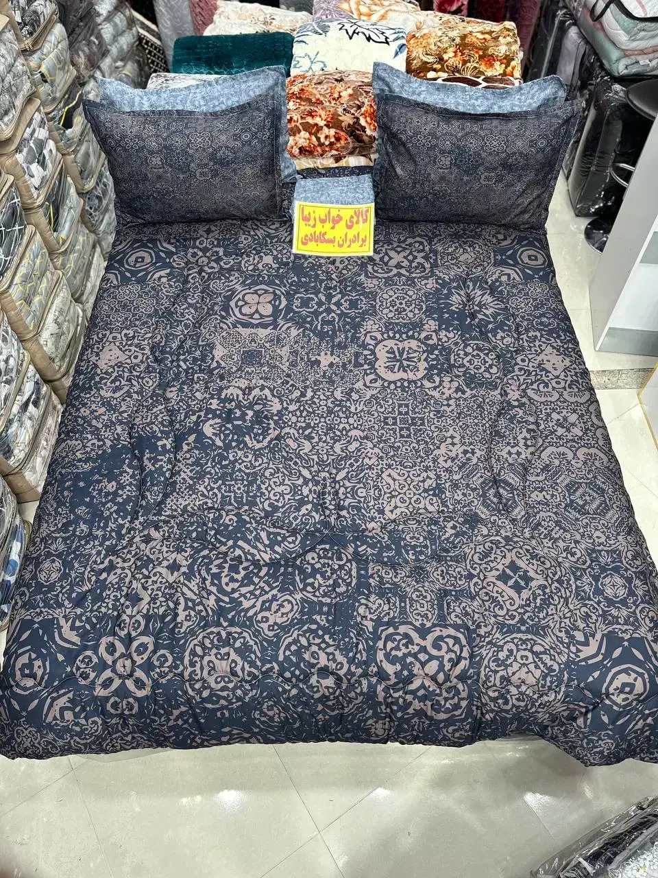 لحاف و روتختی دونفره فانتزی 3Dزیبا|سرویس روتختی|مشهد, پایین خیابان|دیوار