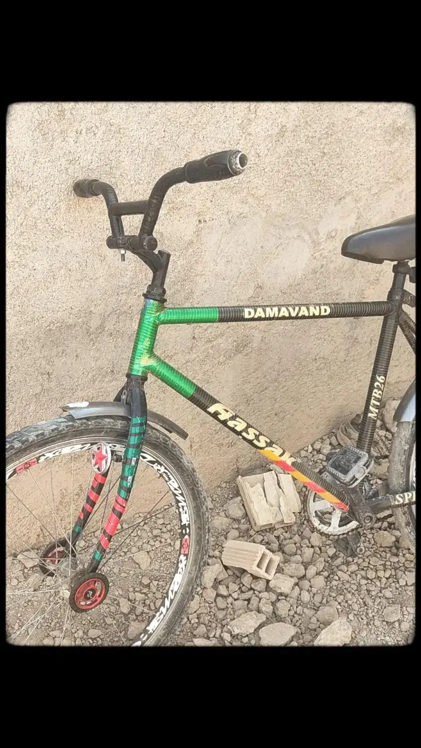 دوچرخه 26آساک دماوند|دوچرخه، اسکیت، اسکوتر|زهک, |دیوار
