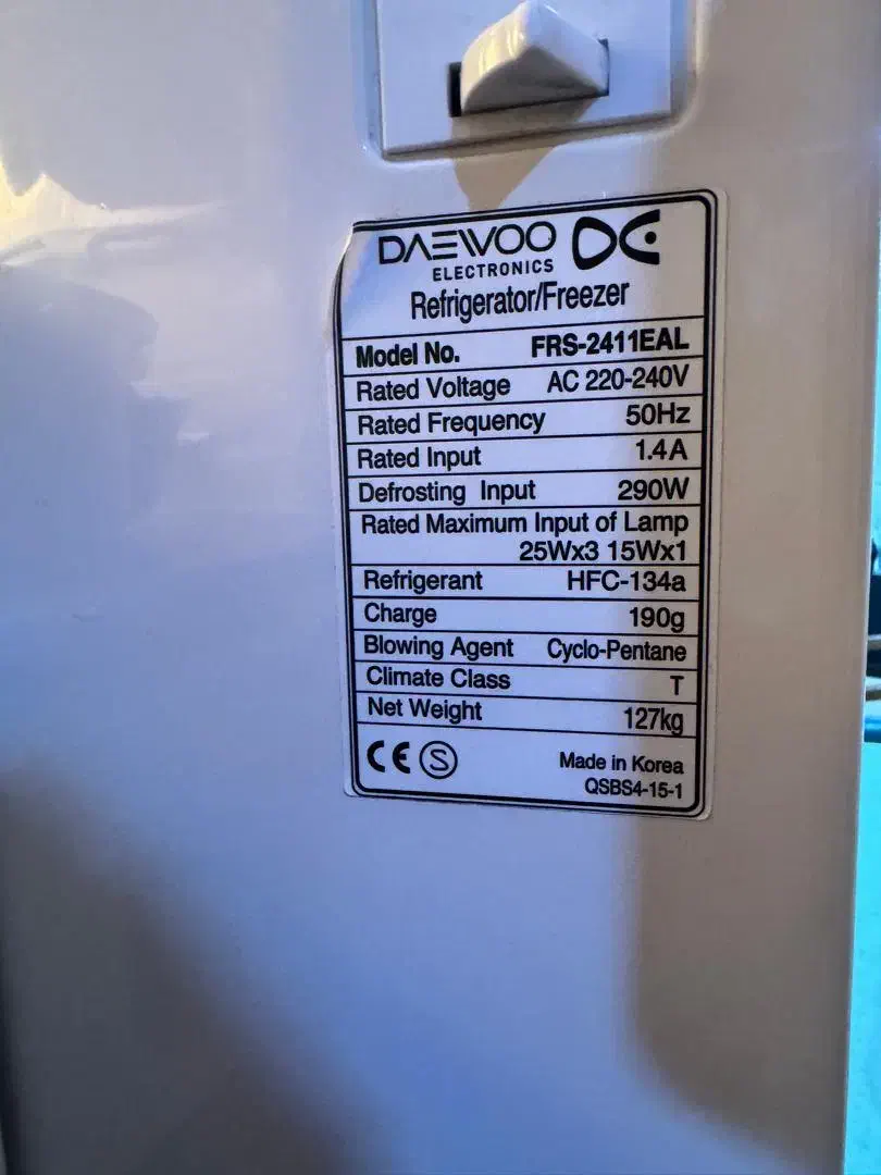 فروش یخچال ساید بای ساید دوو|یخچال و فریزر|شیراز, کلاهدوز|دیوار