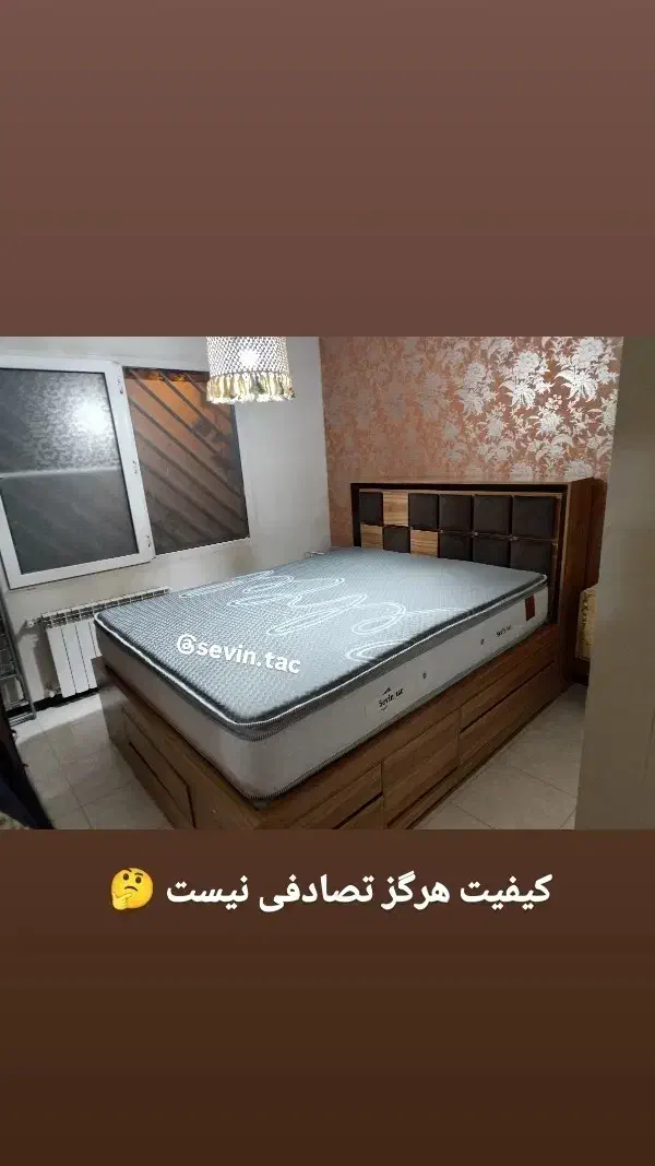 فروش اقساطی مستقیماً از کارخانه با متریال برندها|تشک تختخواب|پردیس, سیاه سنگ|دیوار